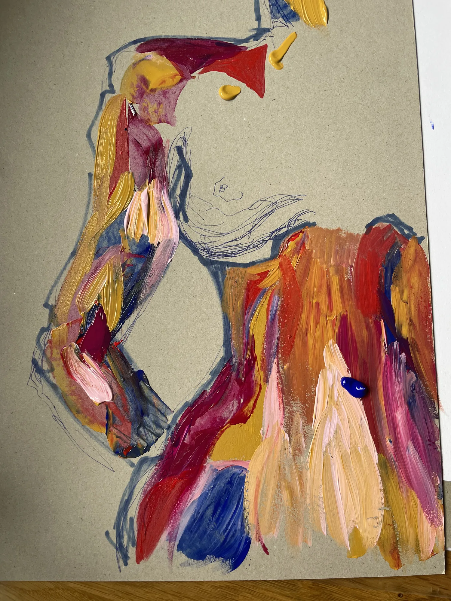 Color Lady, work in progress