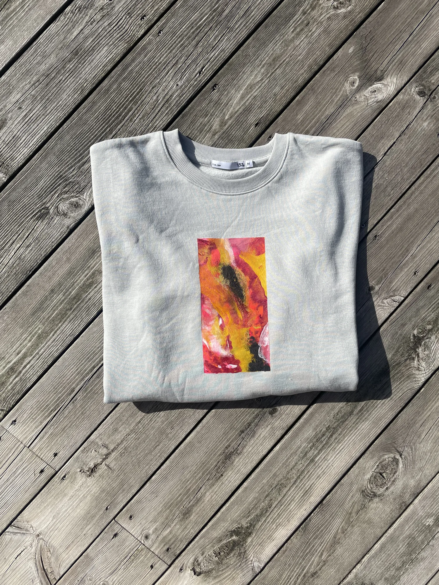 One-off embroidered t-shirt